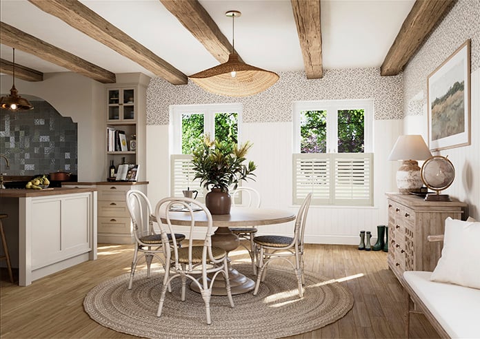 Bromley, Caramel Clay - Cafe Style Plantation Shutter - Image 7